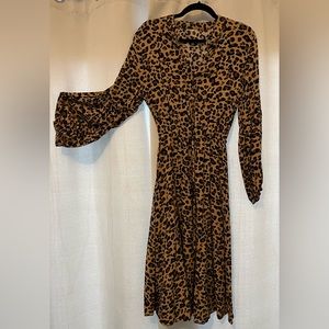 Leopard print dress